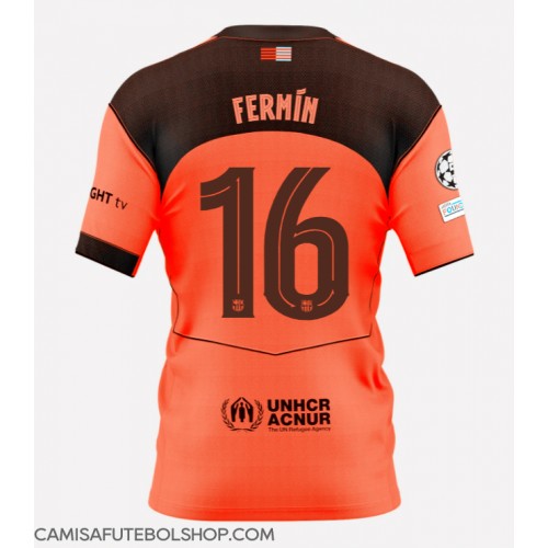 Camisa de time de futebol Barcelona Fermin Lopez #16 Replicas 3º Equipamento 2025-26 Manga Curta